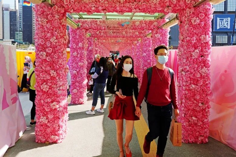维多利亚港插画长廊