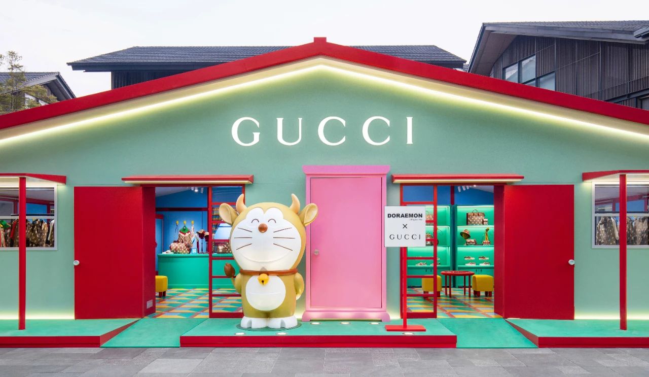 哆啦A梦 × GUCCI主题限时快闪