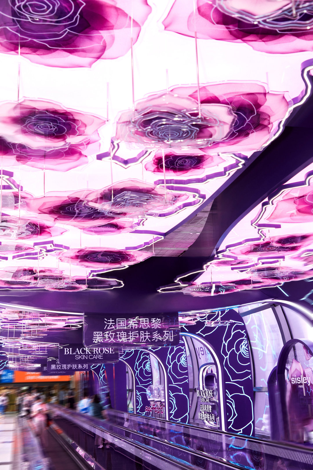 希思黎「爱予黑玫瑰」限定花海
