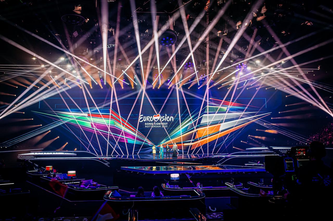 eurovision 2021 现场留影