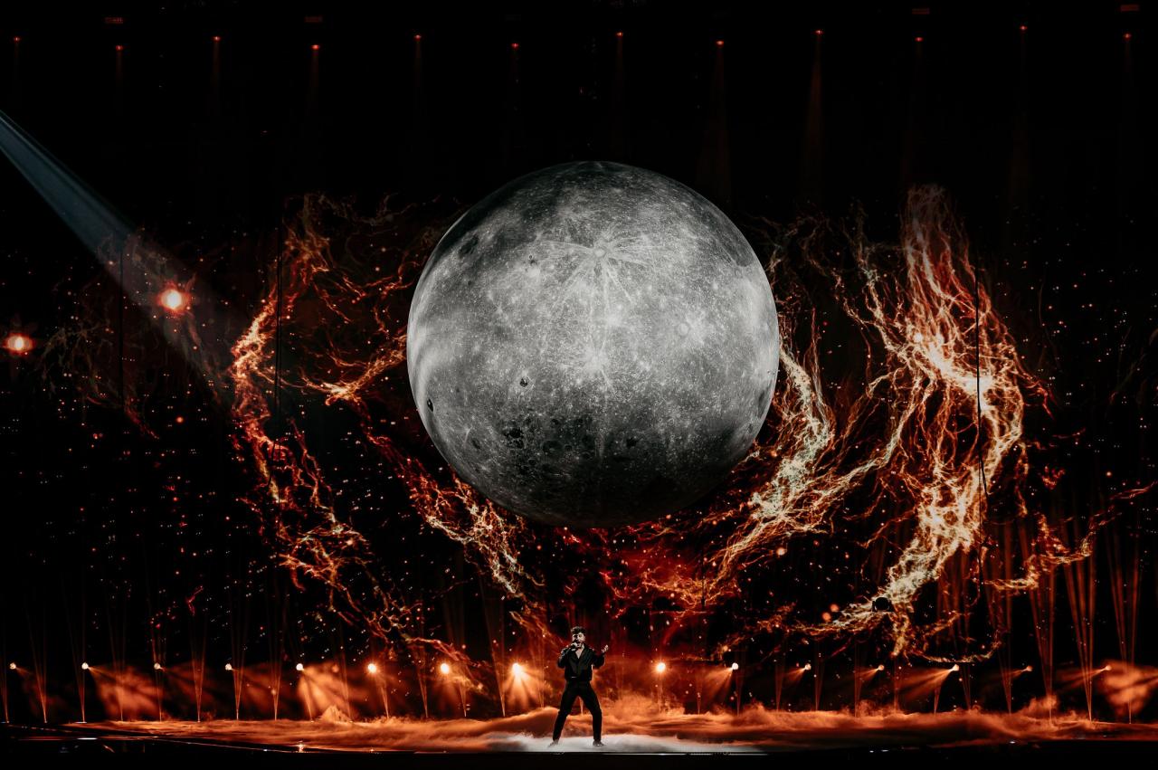 eurovision 2021 现场留影