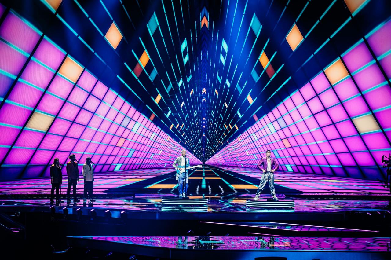 eurovision 2021 现场留影
