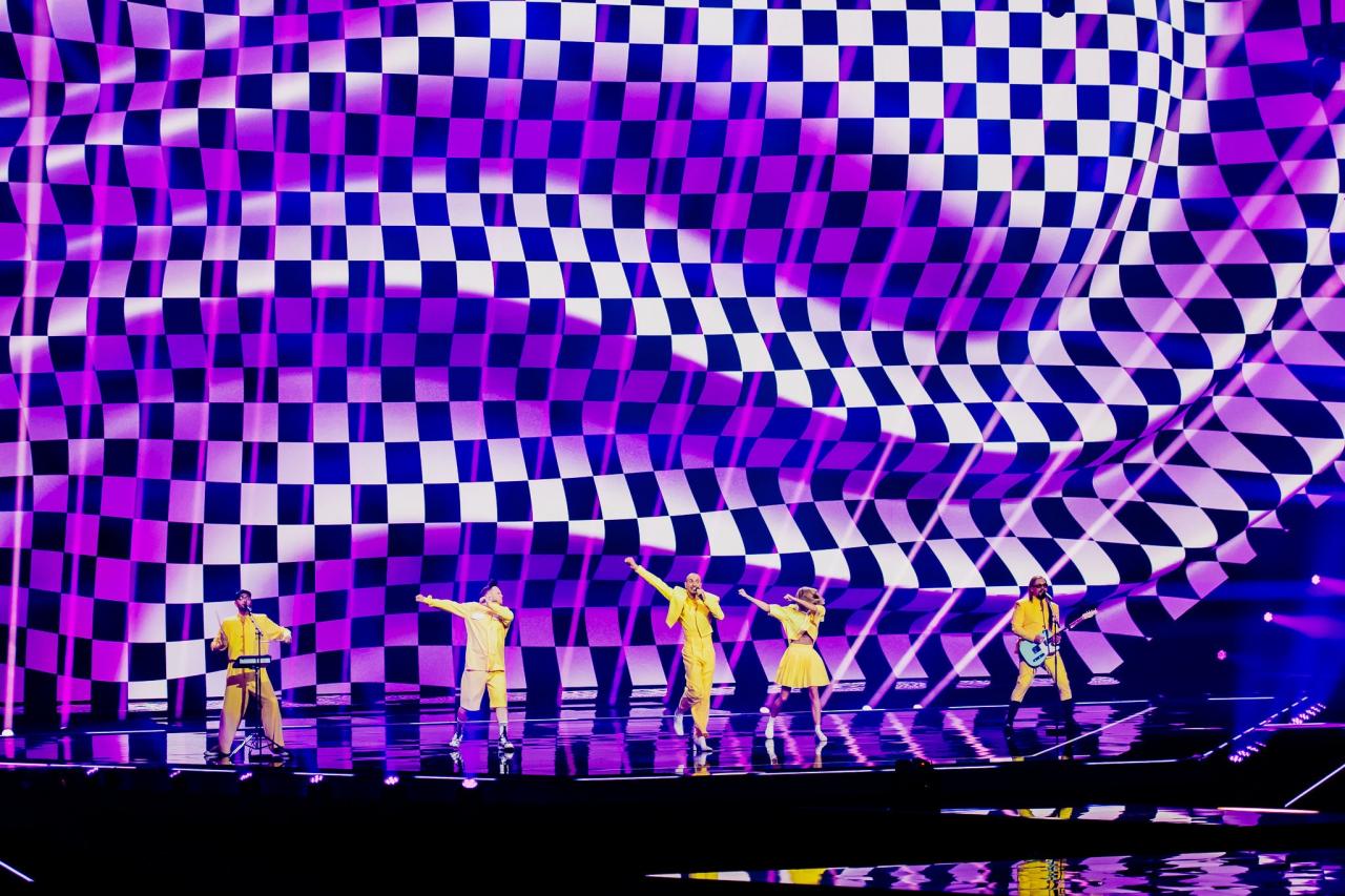 eurovision 2021 现场留影