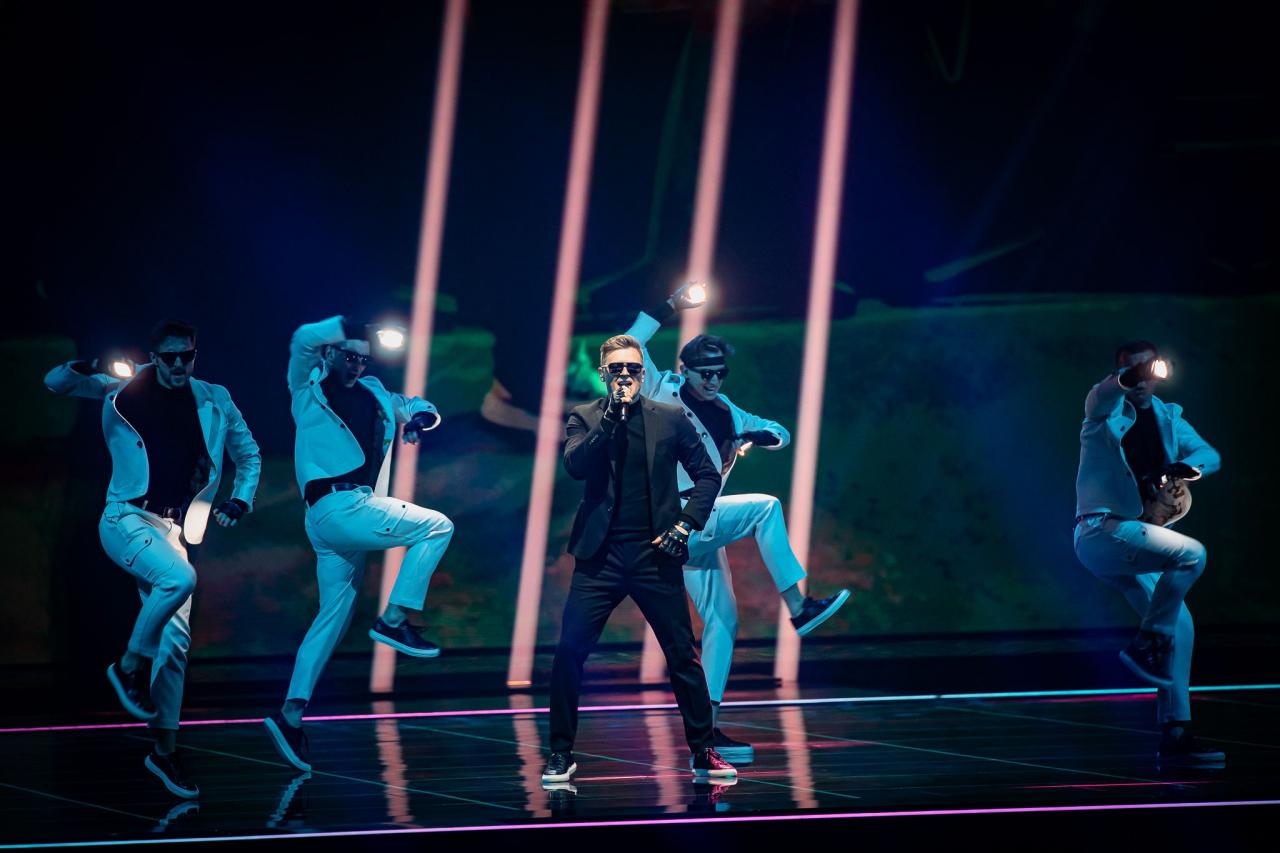eurovision 2021 现场留影