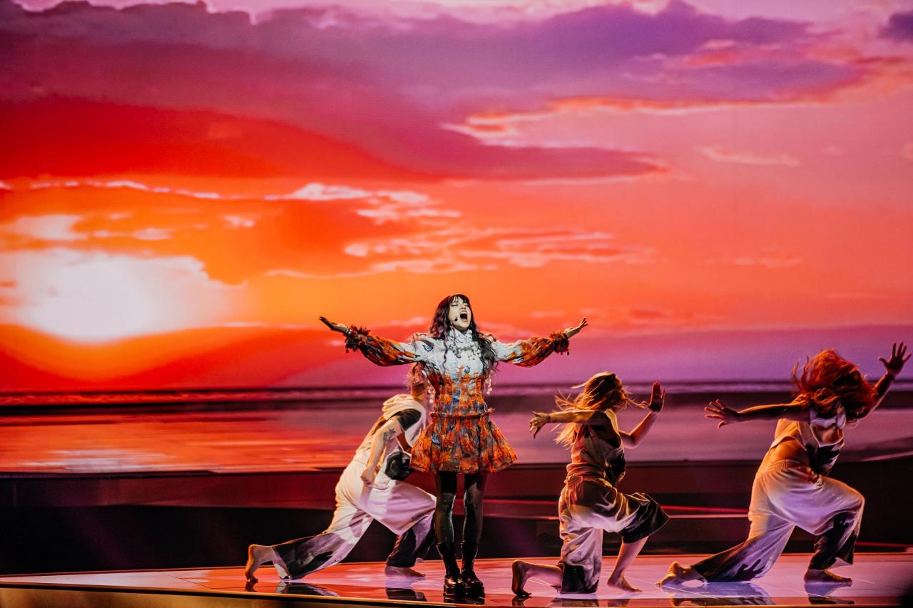 eurovision 2021 现场留影