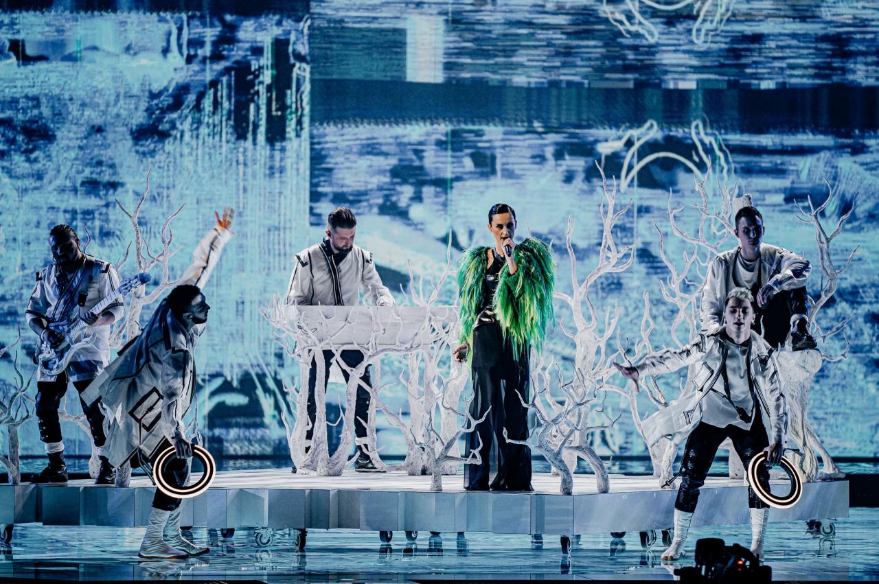 eurovision 2021 现场留影