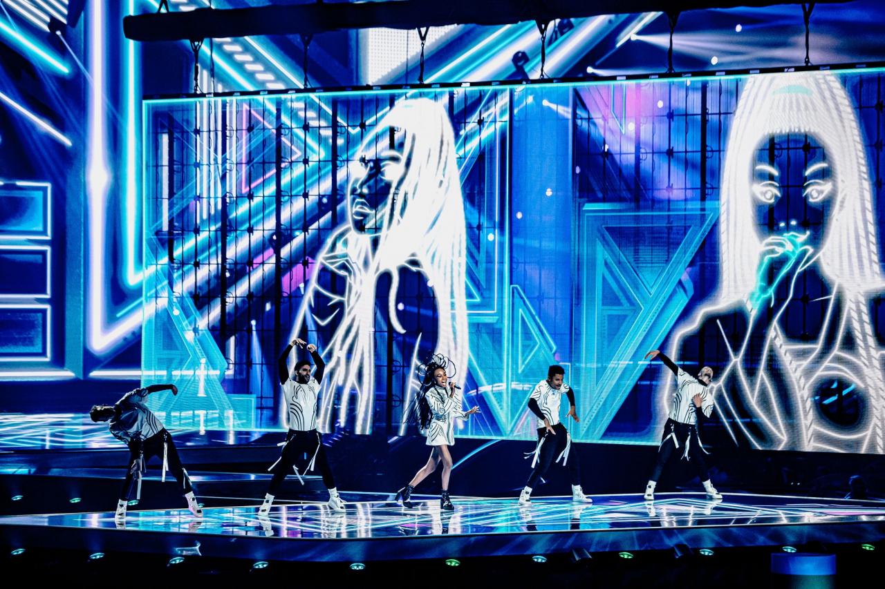 eurovision 2021 现场留影