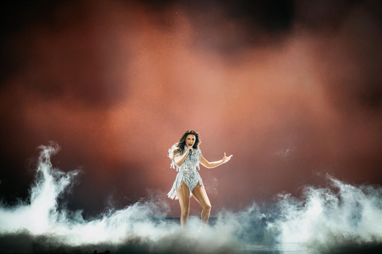 eurovision 2021 现场留影