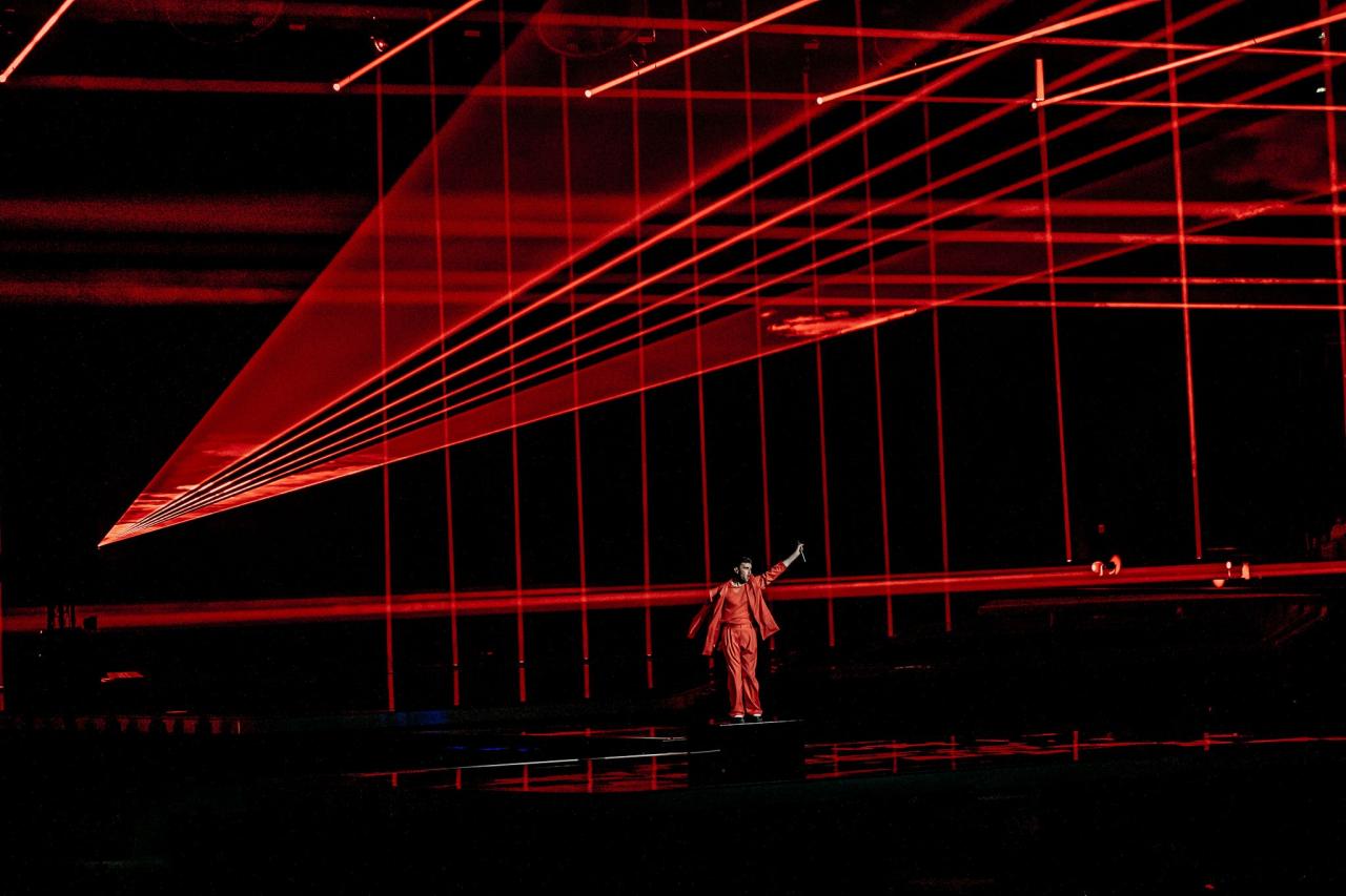 eurovision 2021 现场留影