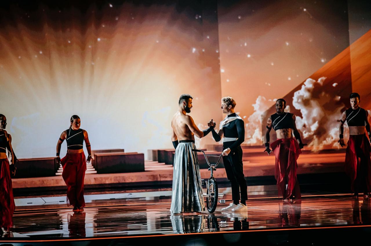 eurovision 2021 现场留影