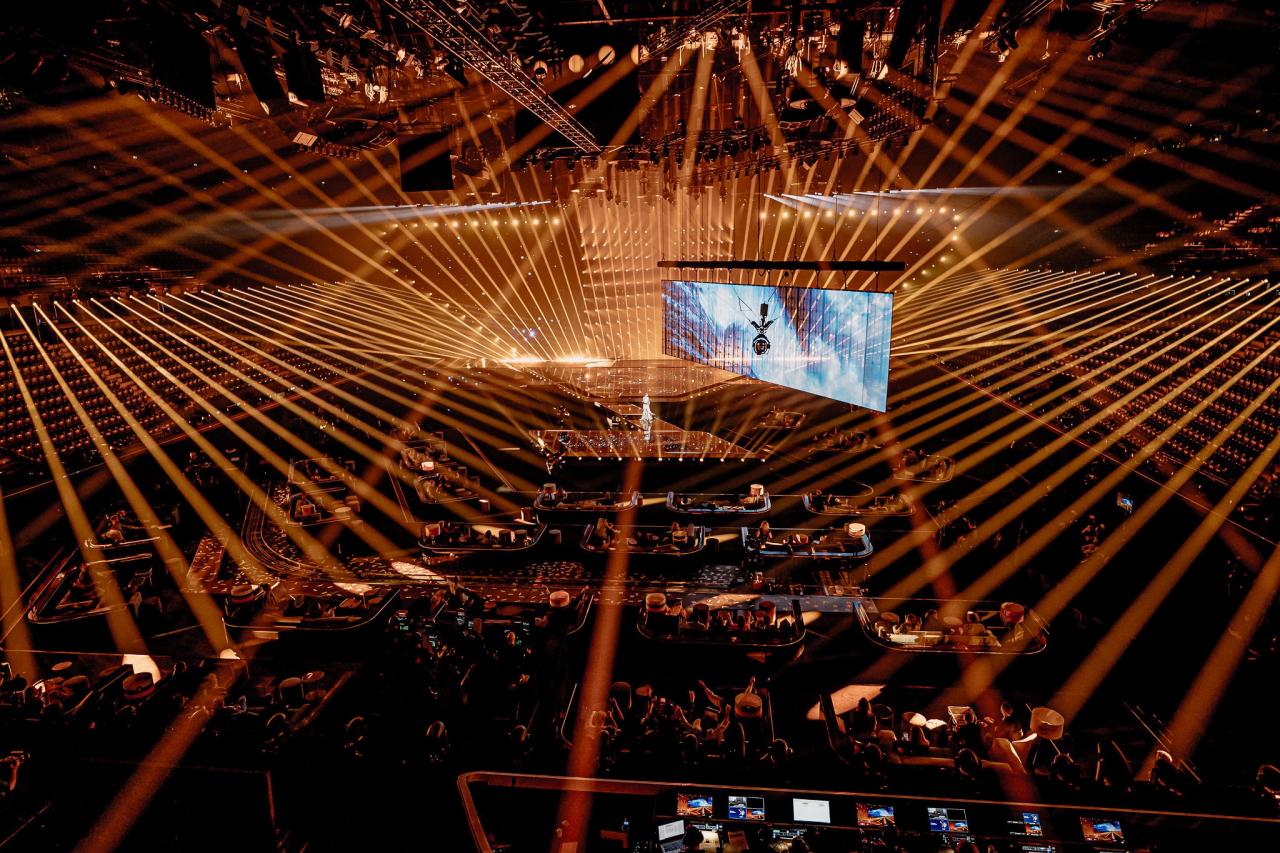 eurovision 2021 现场留影