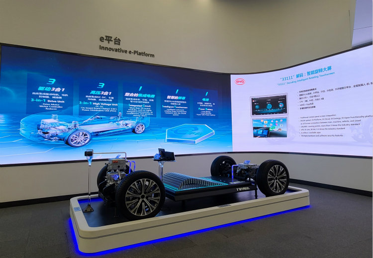 比亚迪第100万辆新能源汽车下线仪式