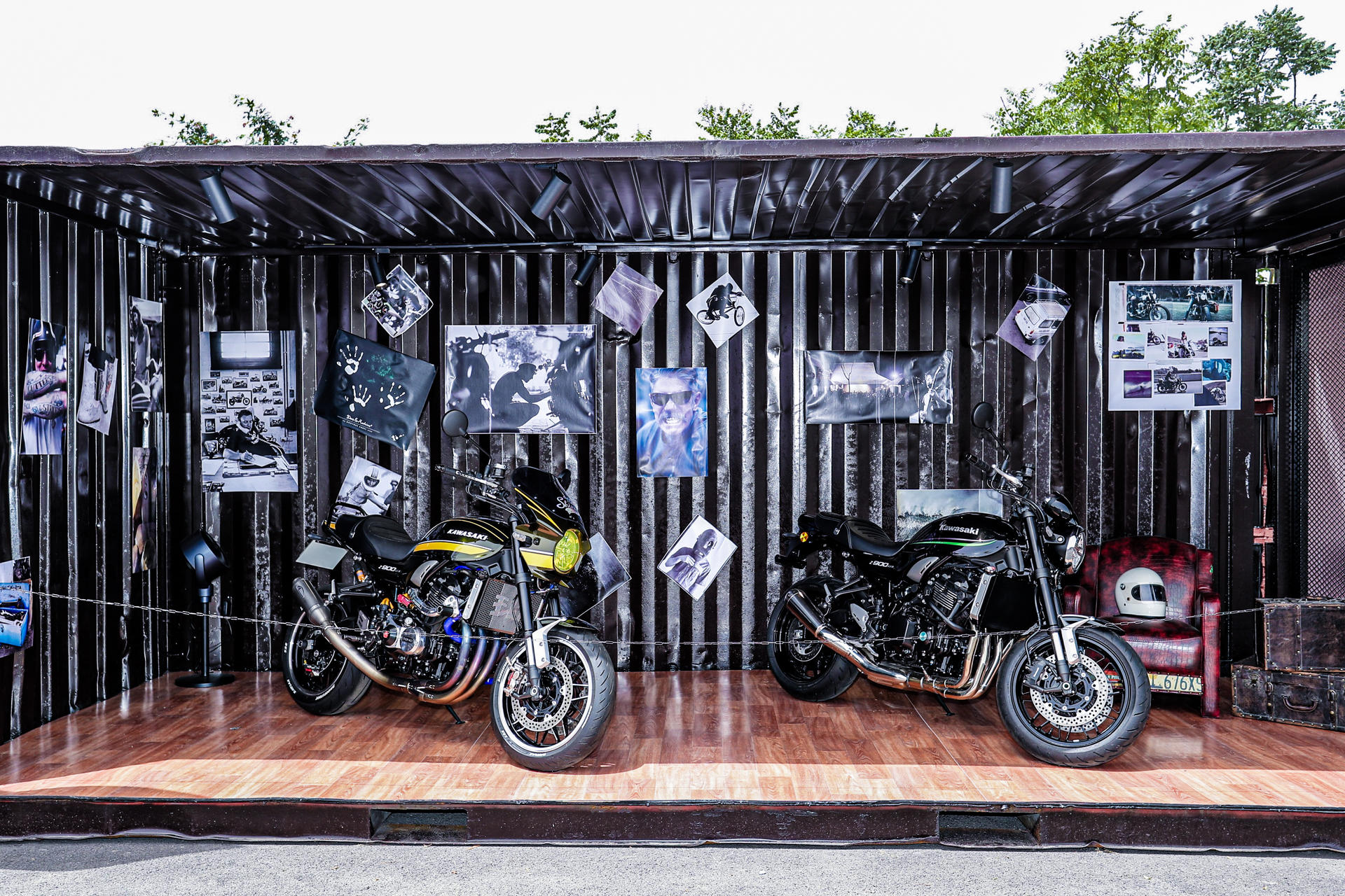 北京国际摩托车展·快手快说车展台潮酷来袭