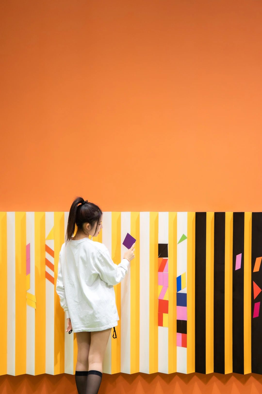 “图像的生息”色彩互动装置展