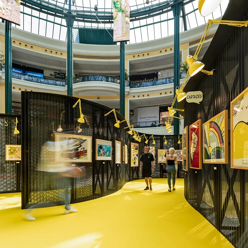 李奇登斯坦展览设计临时画廊