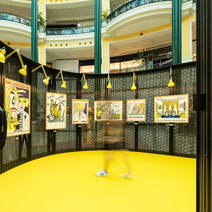 李奇登斯坦展览设计临时画廊