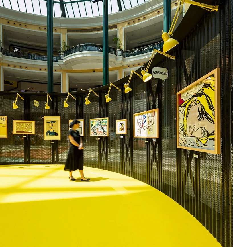 李奇登斯坦展览设计临时画廊
