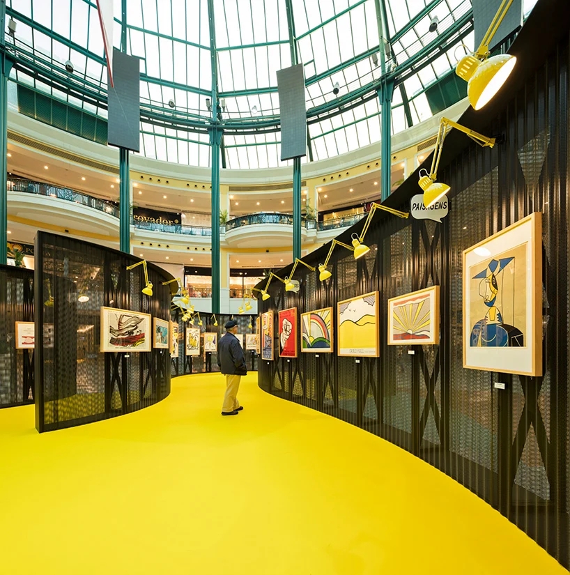 李奇登斯坦展览设计临时画廊
