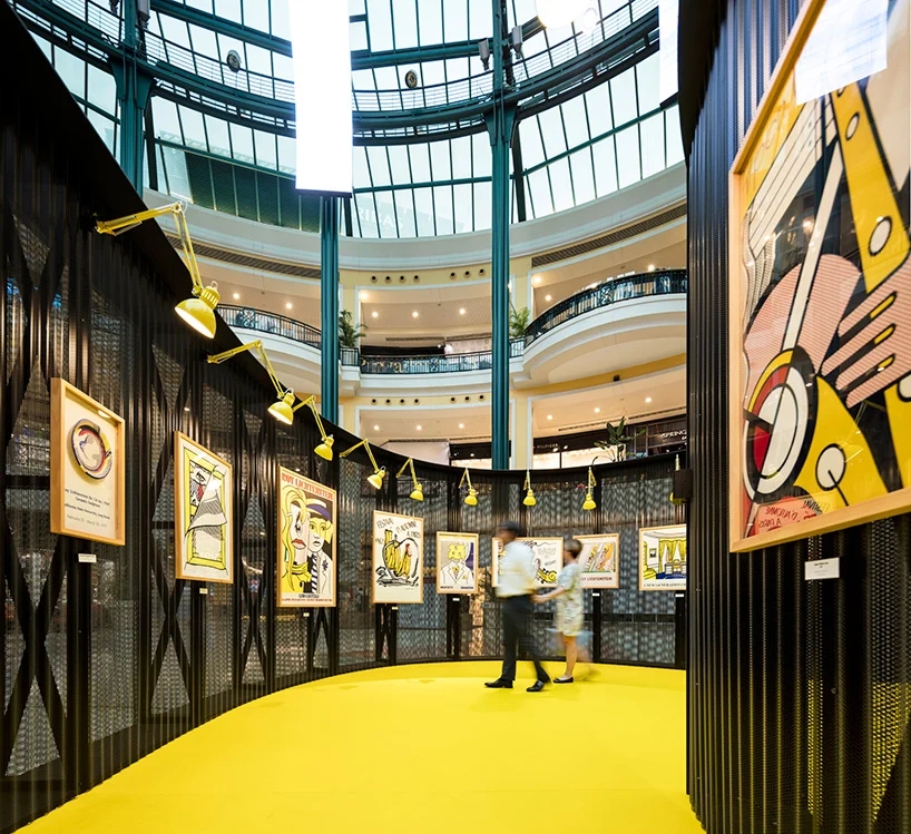 李奇登斯坦展览设计临时画廊