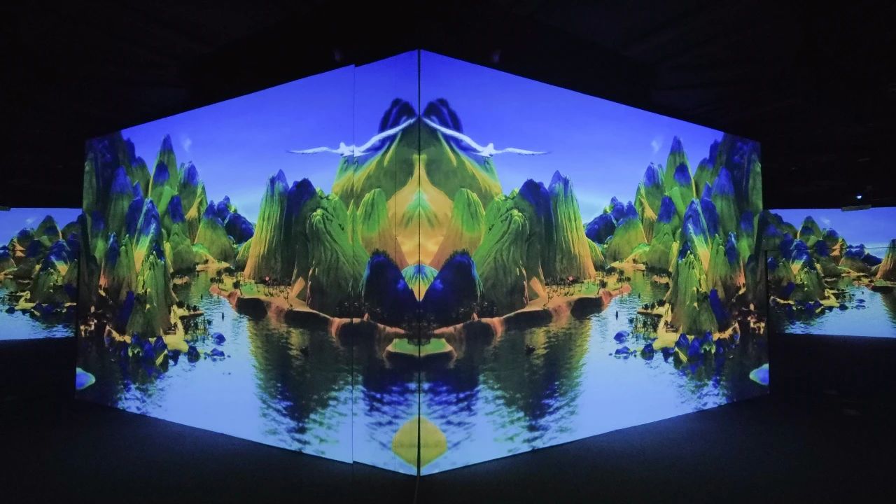 行走的故宫文化--故宫石渠宝笈绘画数字科技展