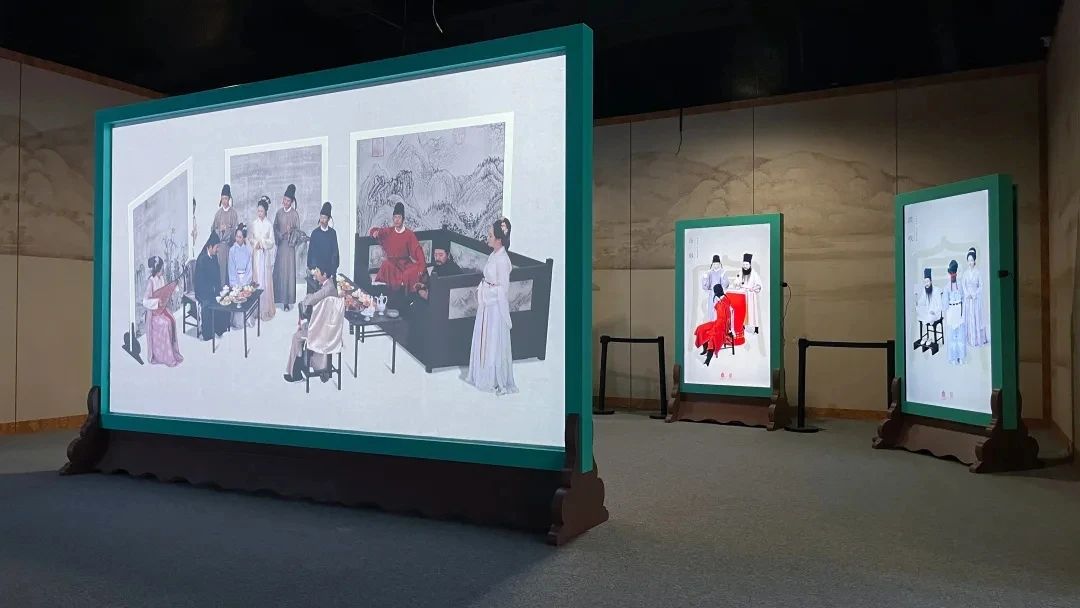 行走的故宫文化--故宫石渠宝笈绘画数字科技展