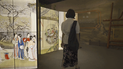 行走的故宫文化--故宫石渠宝笈绘画数字科技展