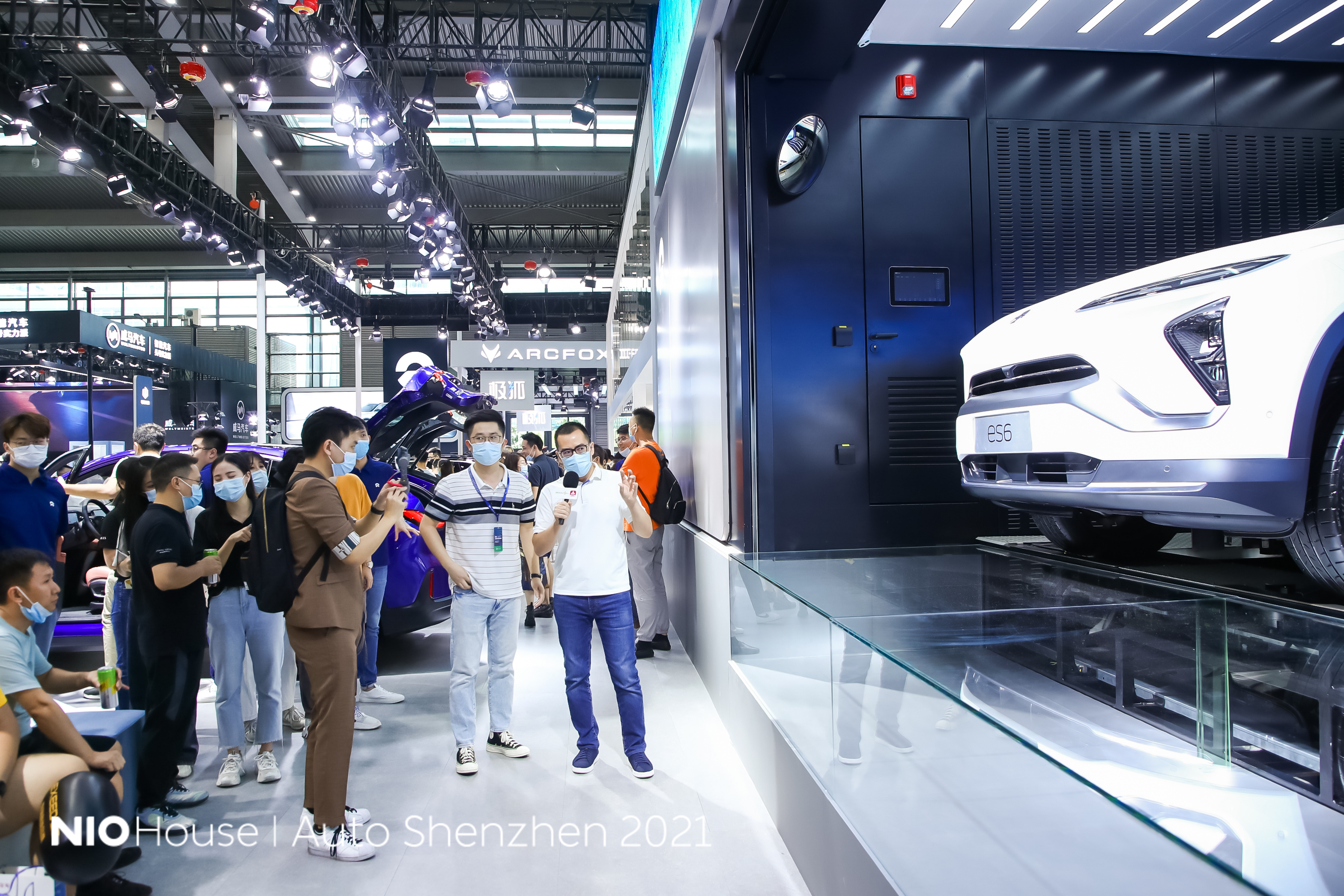 蔚来中心2021粤港澳大湾区车展