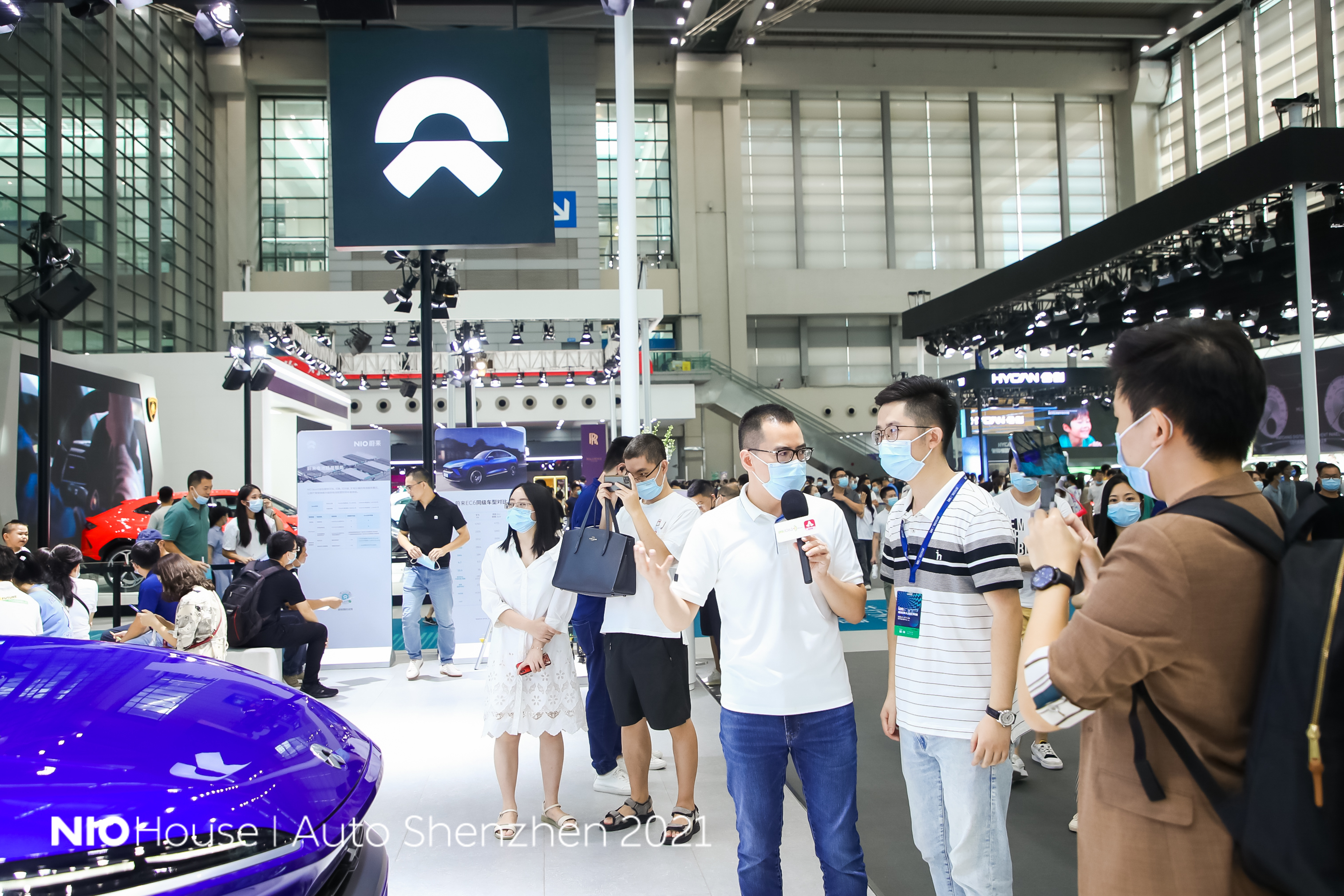 蔚来中心2021粤港澳大湾区车展