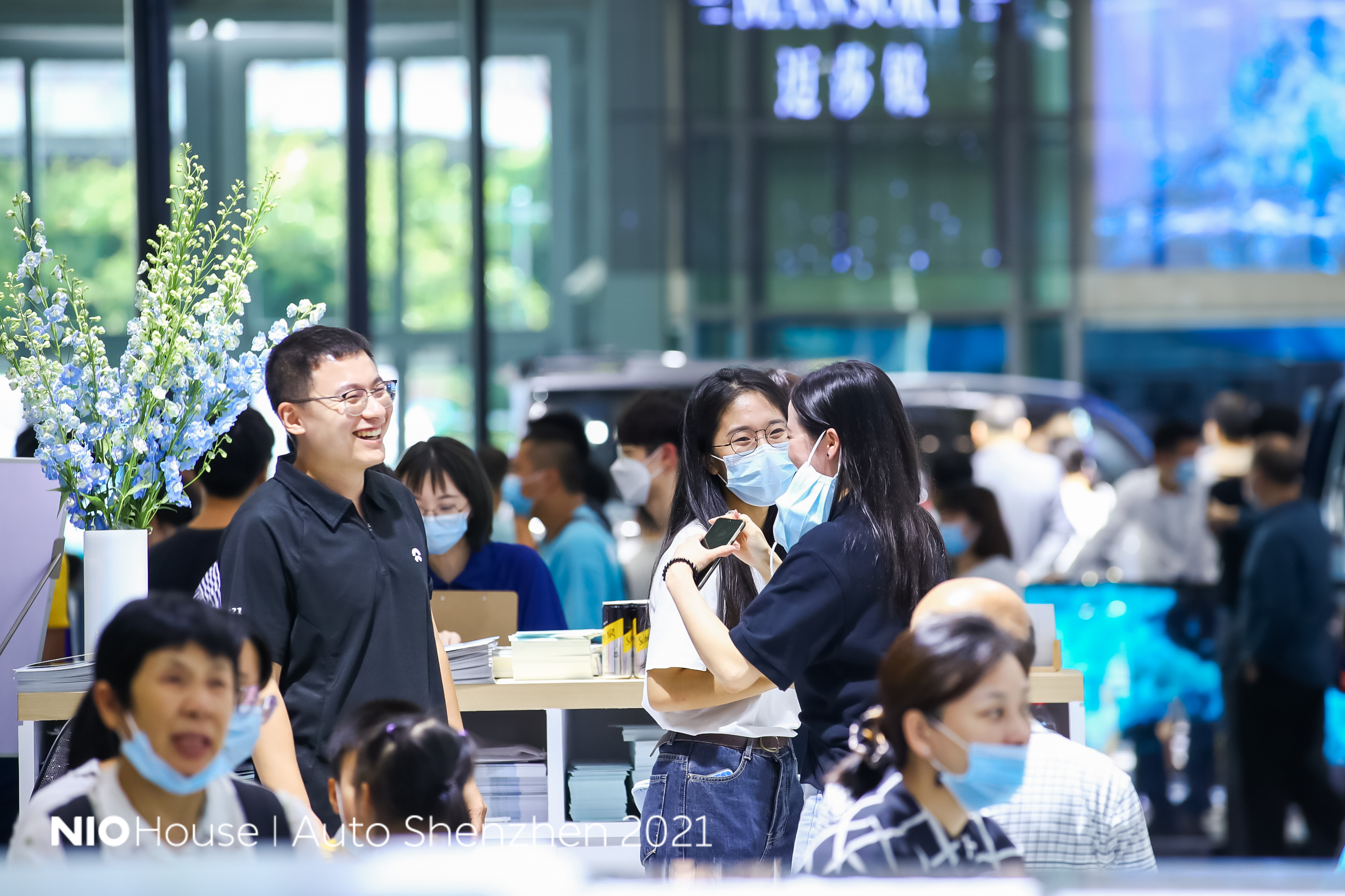 蔚来中心2021粤港澳大湾区车展