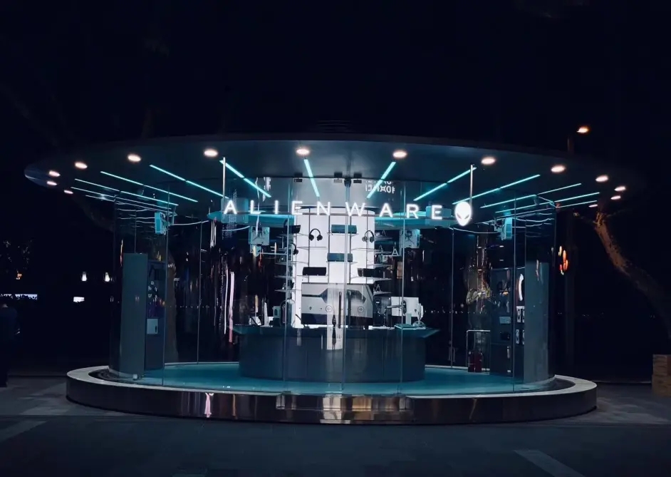 Alienware（外星人）杭州西湖快闪店设计