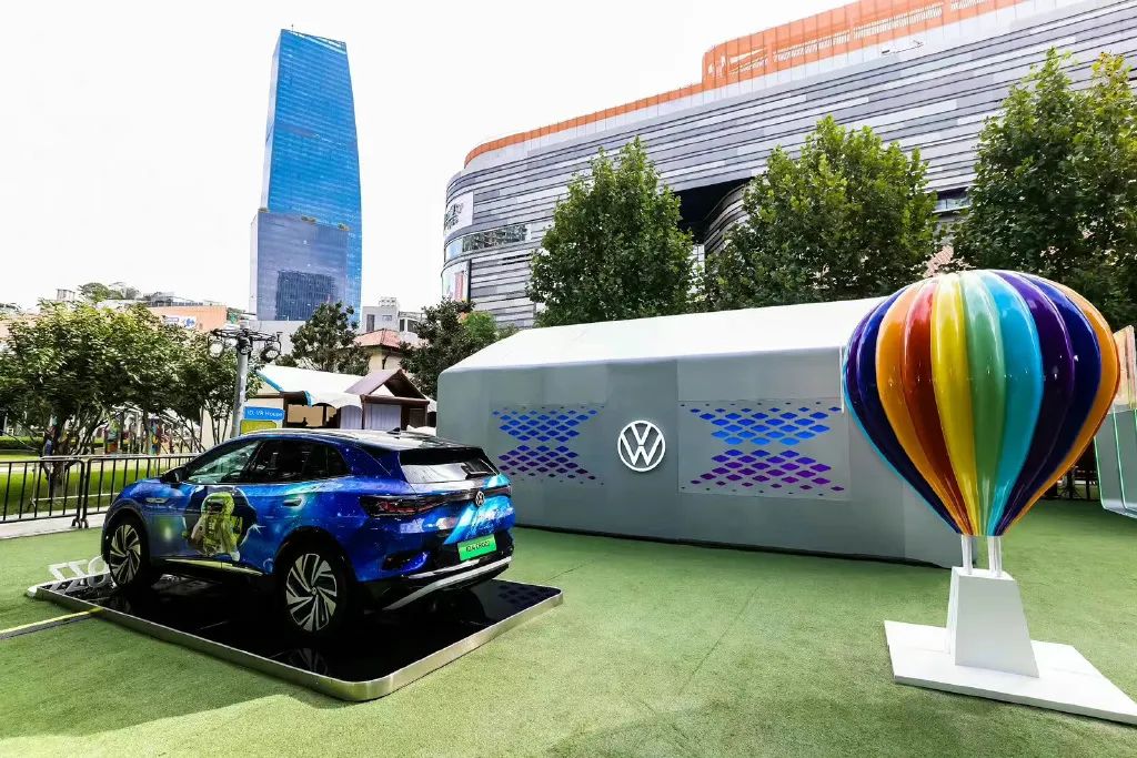 “众”大发现   大众汽车ID. 科技乐园快闪活动策划蛮艺术潮流的 美陈网站 美陈前沿 