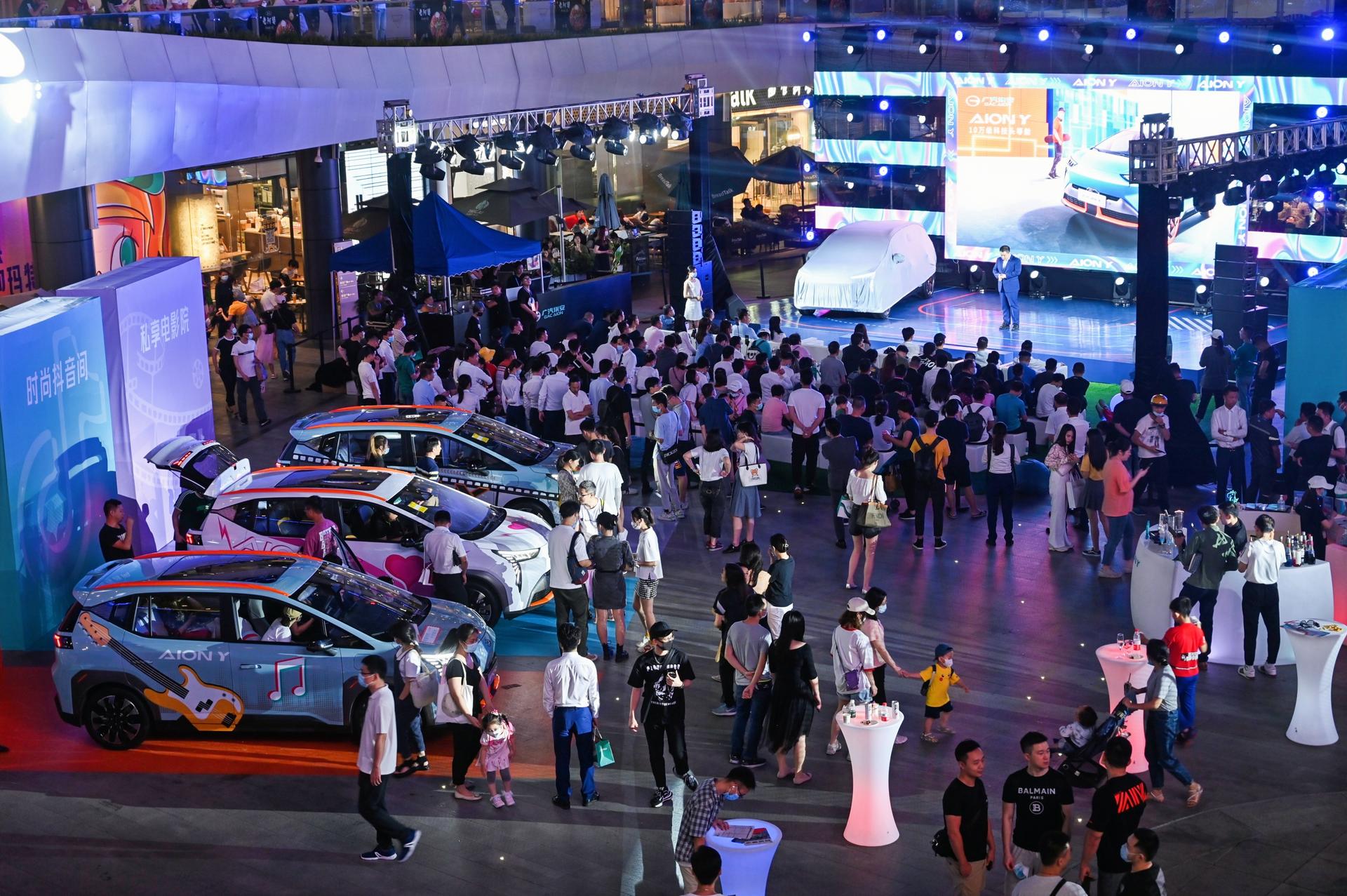 埃安AION Y深圳上市发布会活动策划变身Z世代种草机，酷！ 美陈网站 美陈前沿 