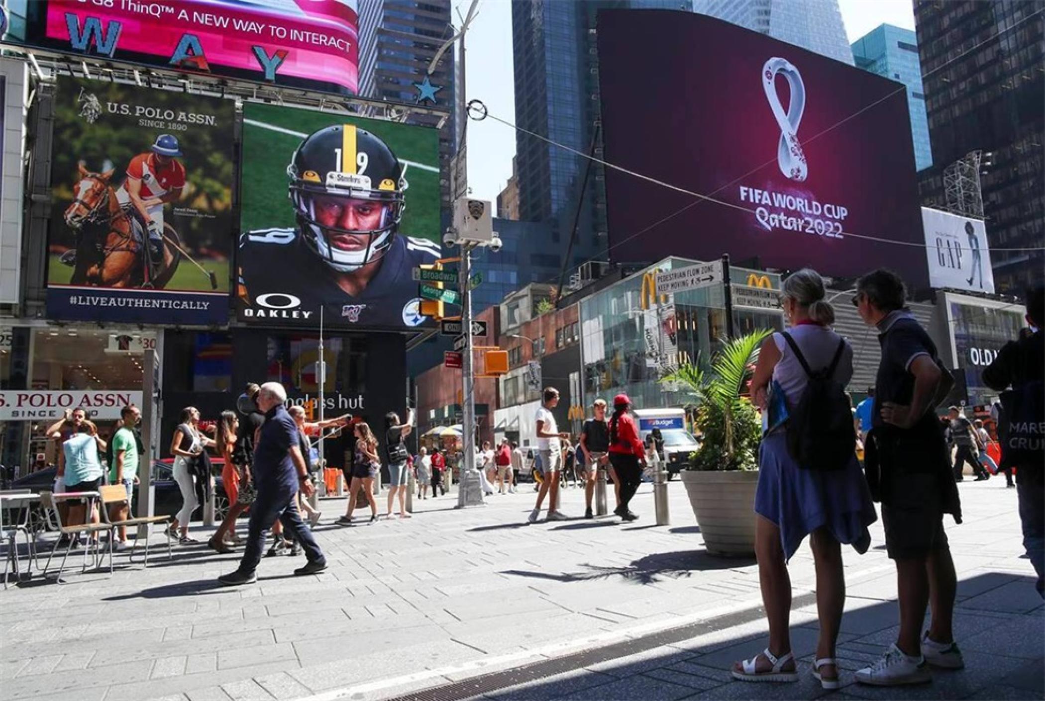 卡塔尔世界杯官方会徽揭晓活动策划是一个重要的里程碑事件 美陈网站 美陈前沿 