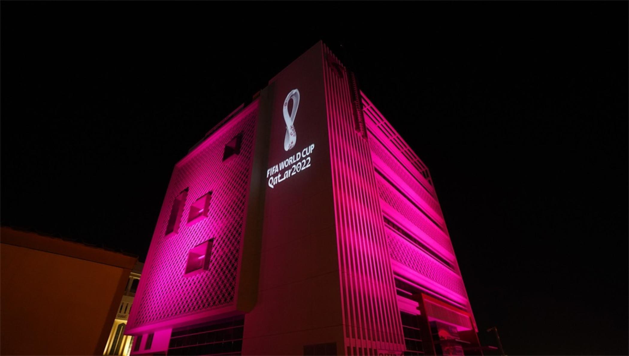 卡塔尔世界杯官方会徽揭晓活动策划是一个重要的里程碑事件 美陈网站 美陈前沿 