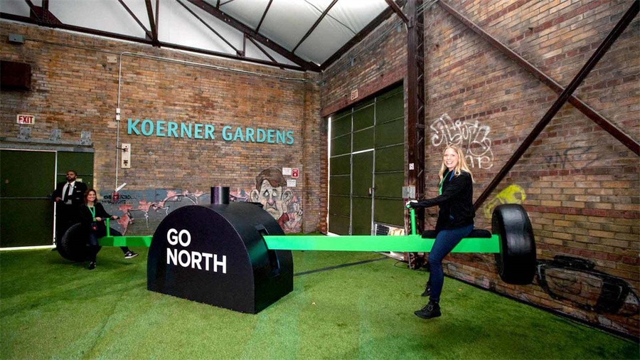 谷歌加拿大「北行」技术峰会活动策划的游乐场成了最受欢迎场所 美陈网站 美陈前沿 