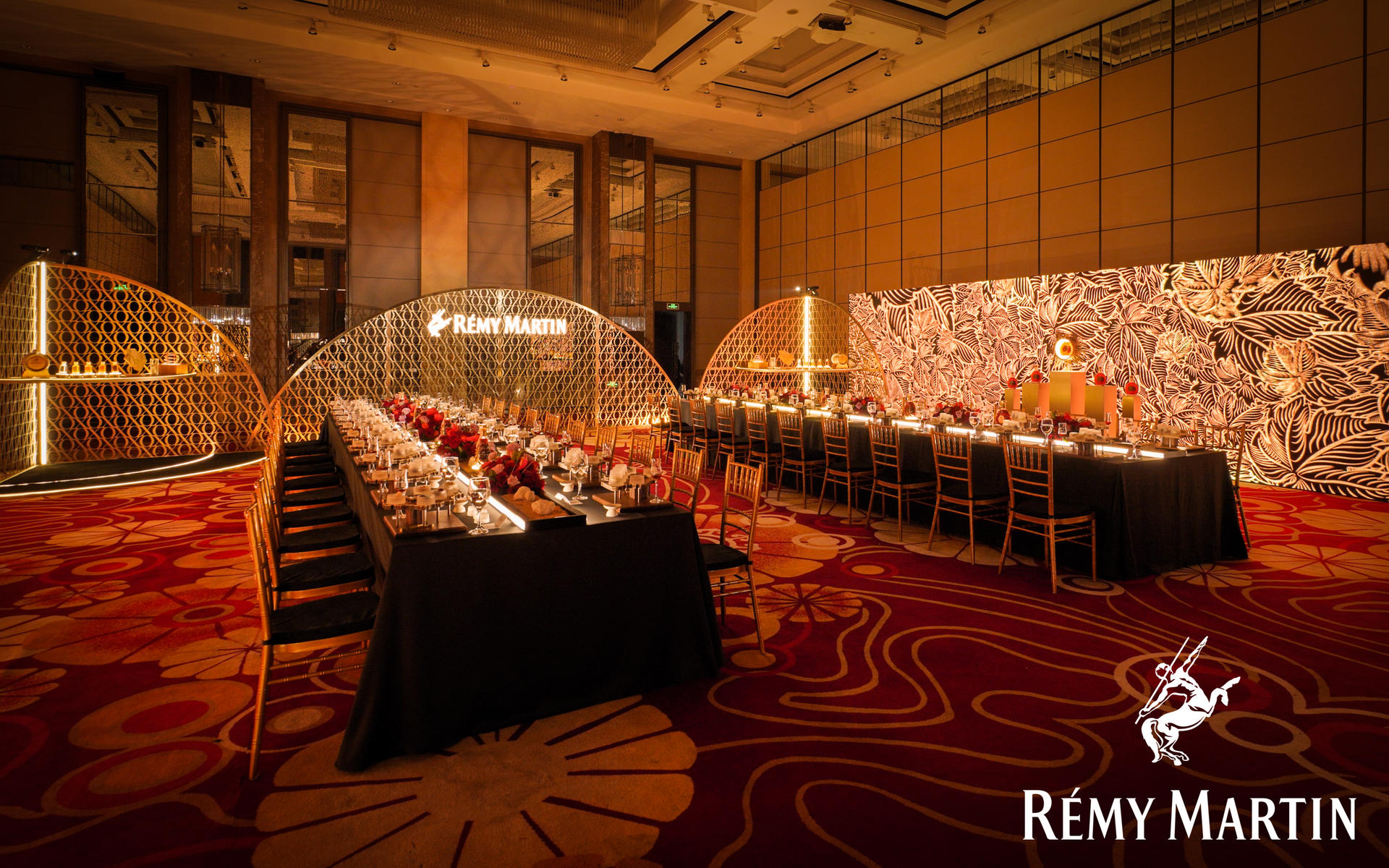 人头马X.O鎏光晚宴活动策划让每位嘉宾都赞不绝口 美陈网站 美陈前沿 