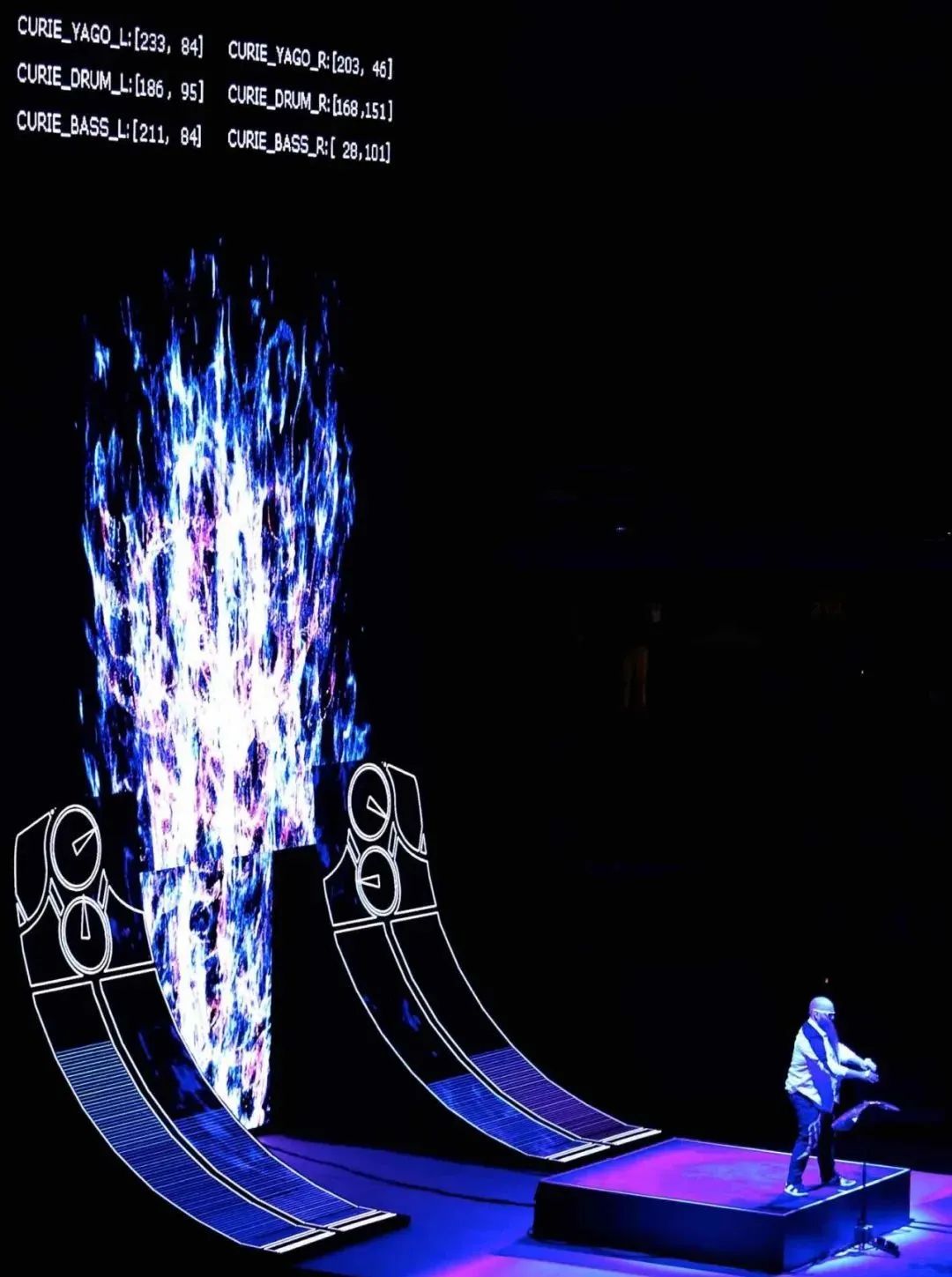 用动作就能操纵视觉的演出活动未来气息满满，身临其境的视觉效果很大胆 美陈网站 美陈前沿 