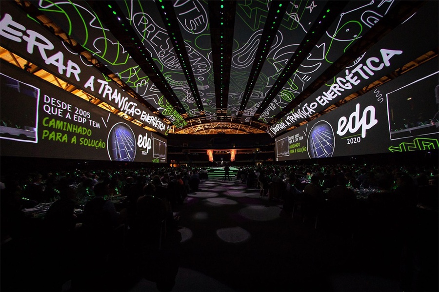 3240平方的投影面积，电力集团这次员工内部会议活动策划杠杠的 美陈网站 美陈前沿 