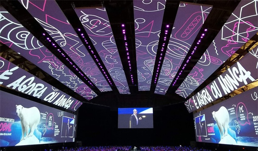 3240平方的投影面积，电力集团这次员工内部会议活动策划杠杠的 美陈网站 美陈前沿 