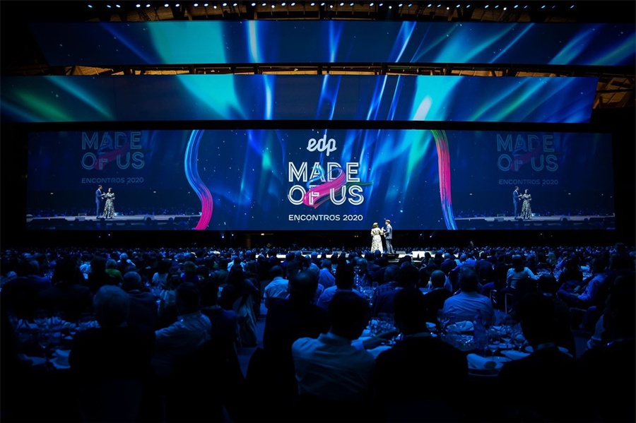 3240平方的投影面积，电力集团这次员工内部会议活动策划杠杠的 美陈网站 美陈前沿 