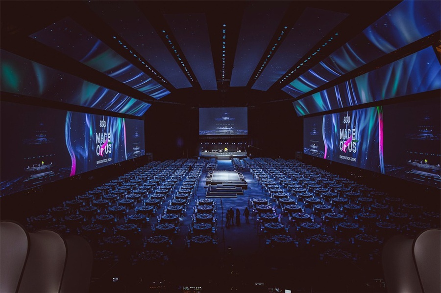 3240平方的投影面积，电力集团这次员工内部会议活动策划杠杠的 美陈网站 美陈前沿 