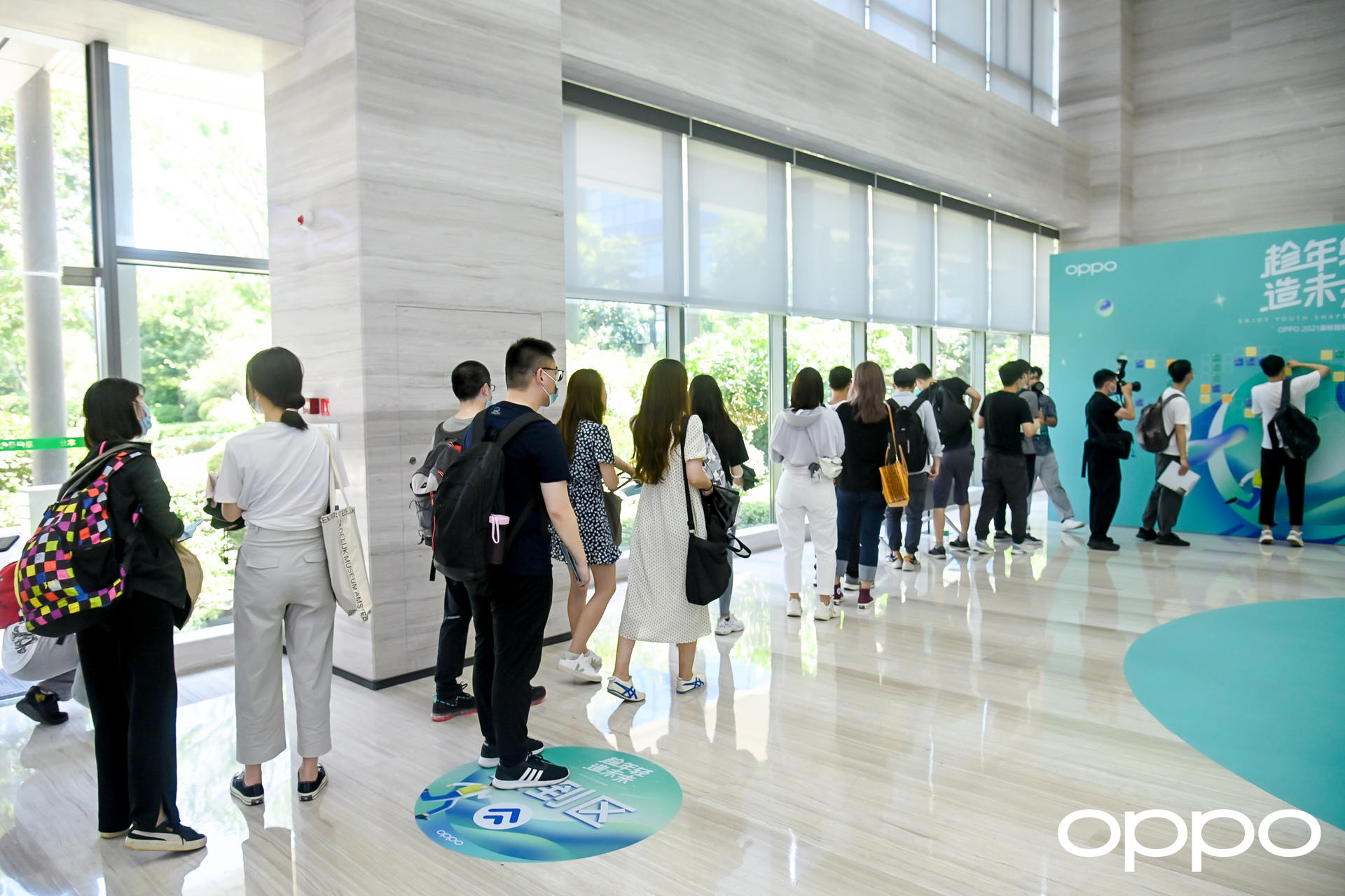 「趁年轻 造未来」OPPO校园招聘员工入职仪式活动策划格外青春 美陈网站 美陈前沿 
