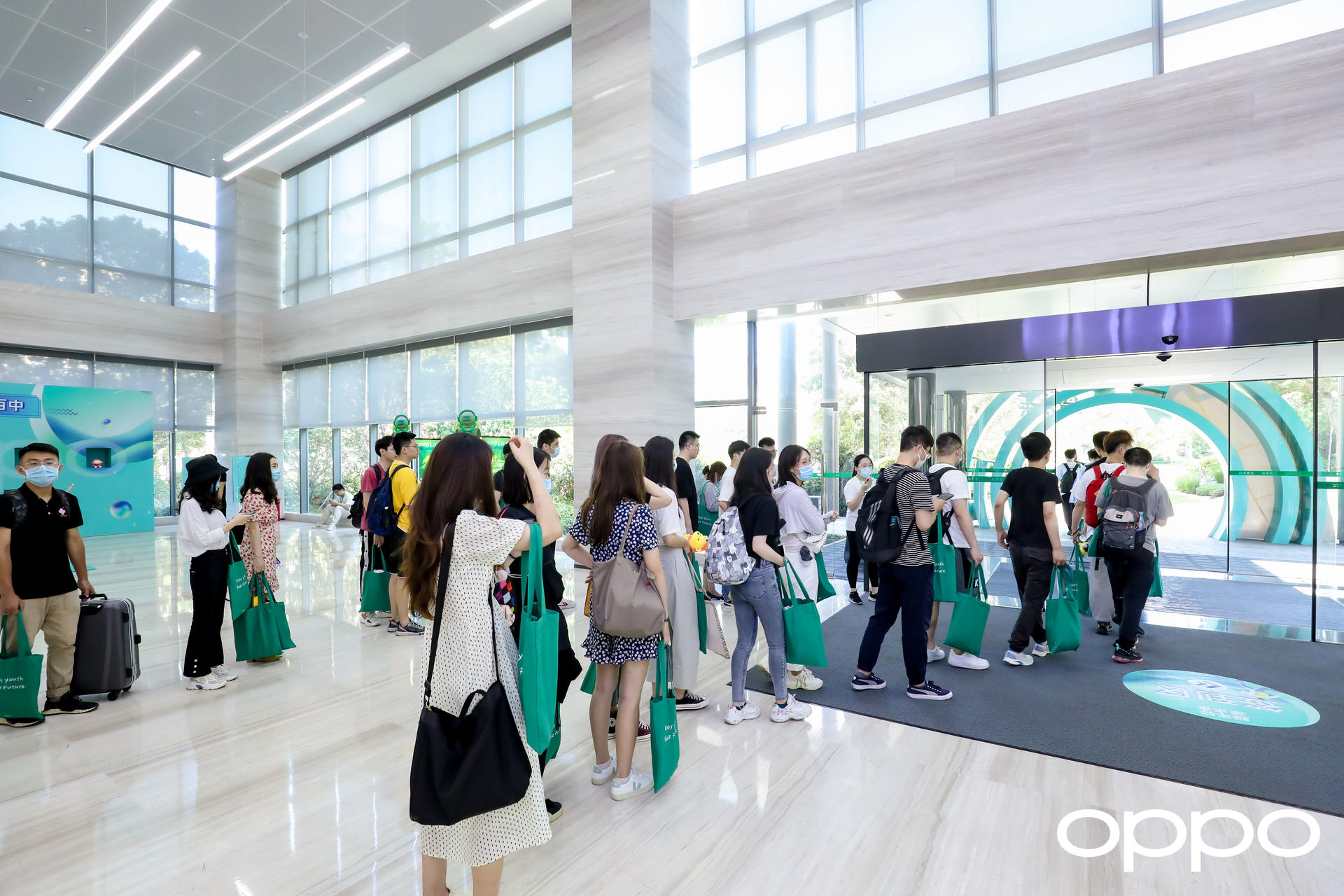 「趁年轻 造未来」OPPO校园招聘员工入职仪式活动策划格外青春 美陈网站 美陈前沿 