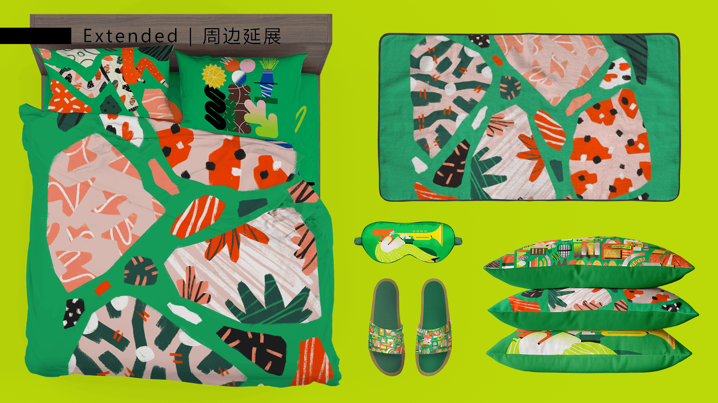 巴西插画艺术家 卢卡斯·若松（妙妙春游日记）装置艺术展