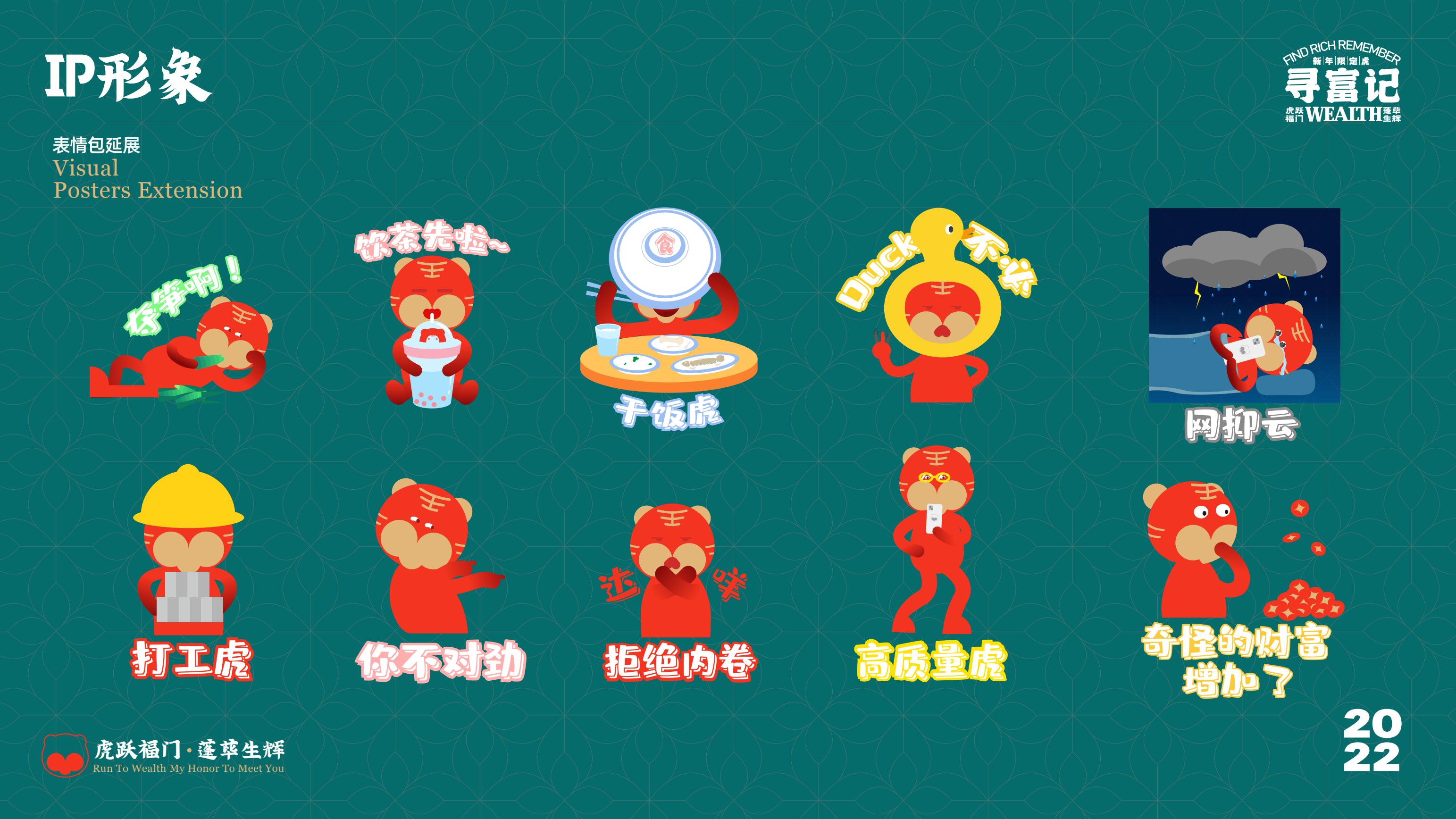 2022新春虎年IP《寻富记》双旦圣诞春节新年美陈