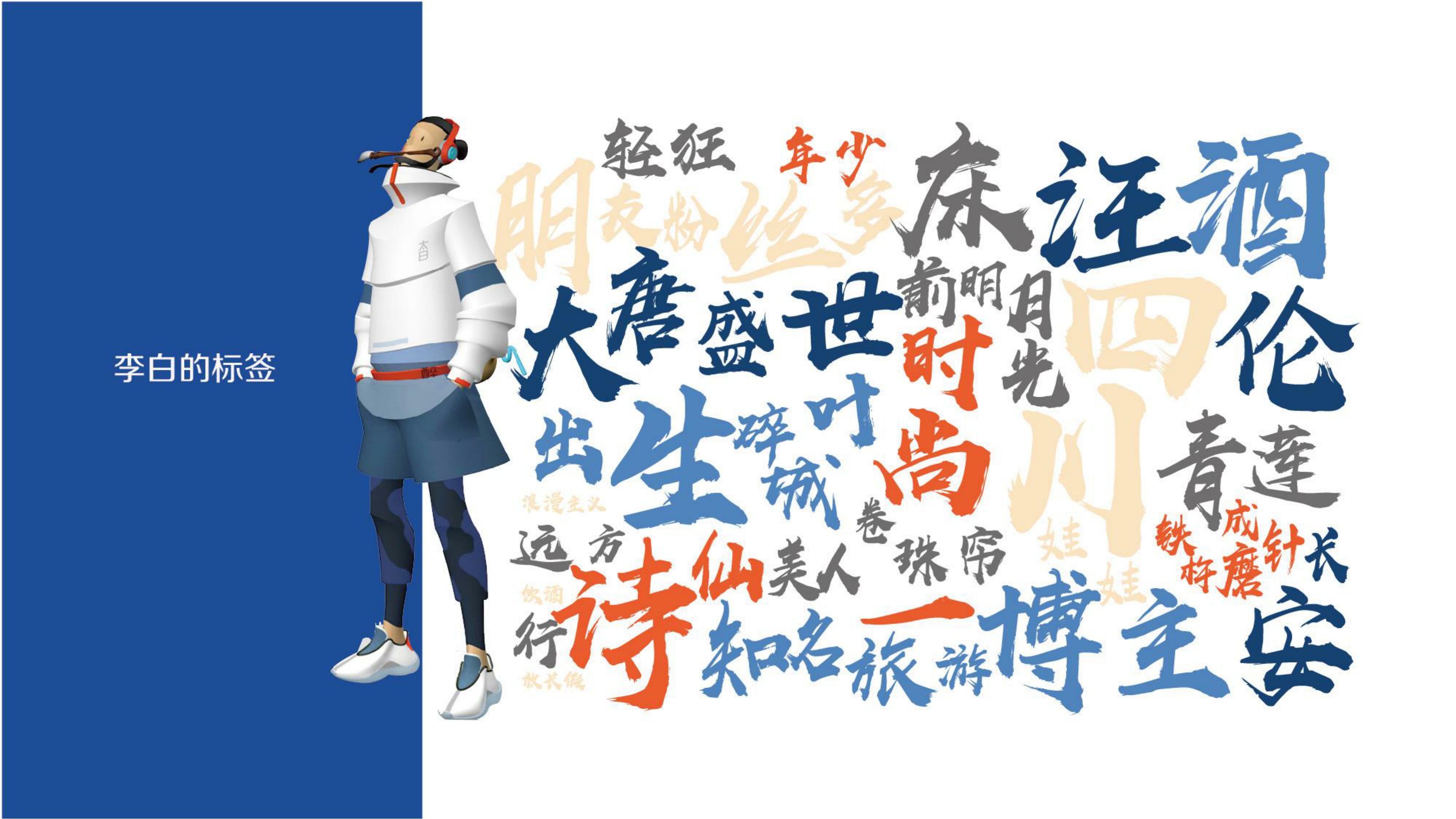 我与李白有个约会-原创国潮国风潮玩文创IP授权美陈展