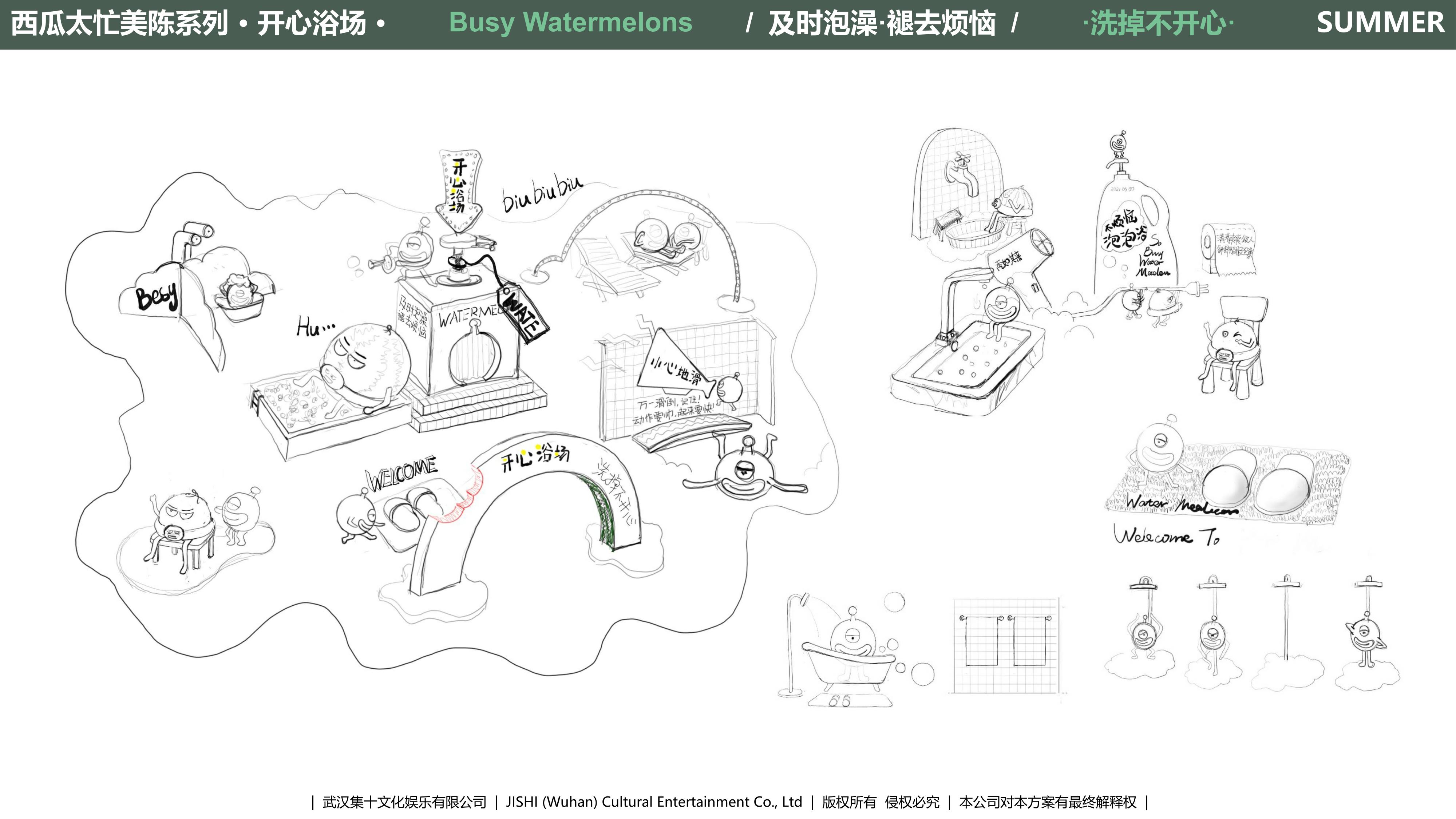 西瓜太忙 开心浴场 2021夏暑方案