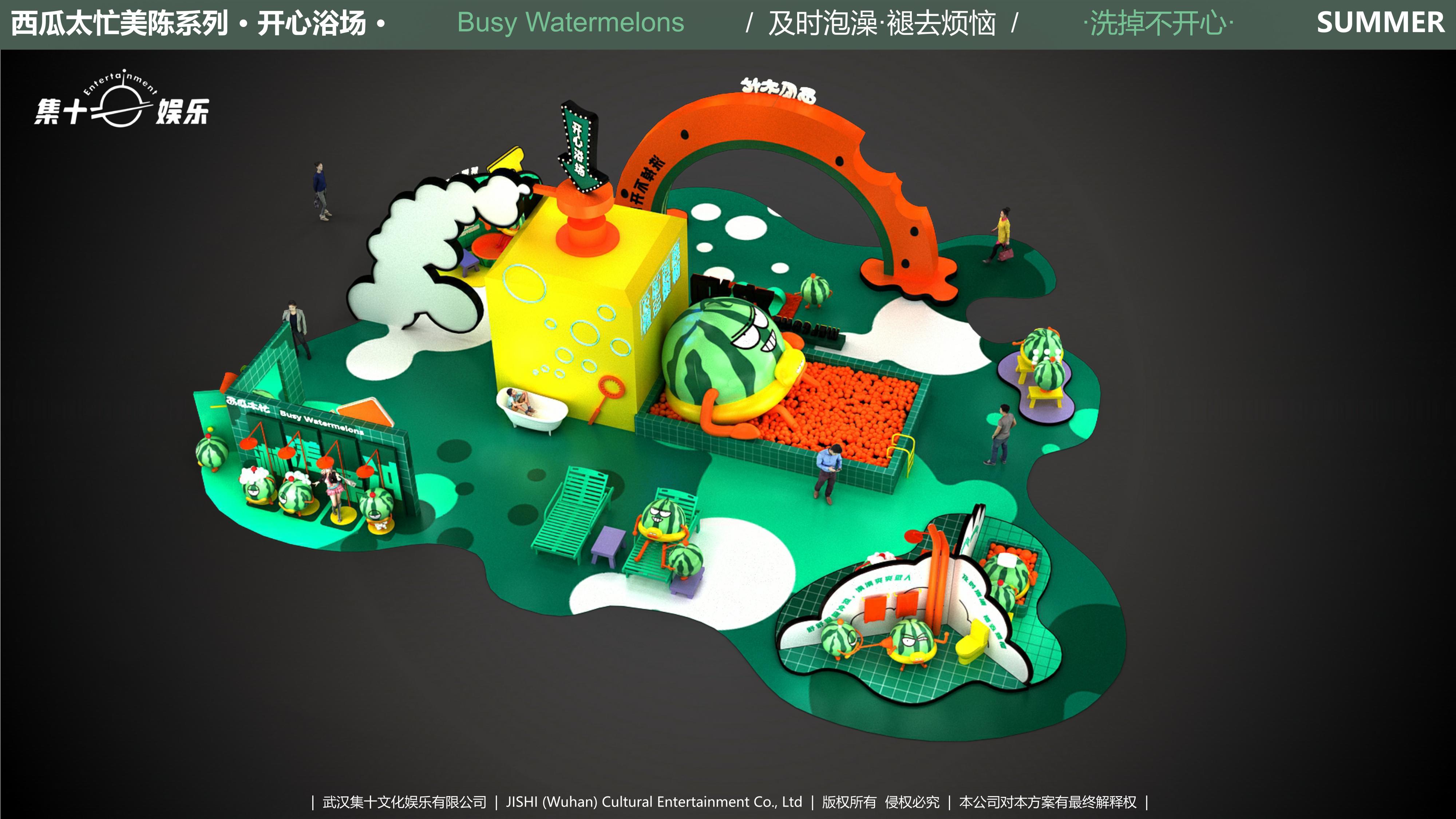 西瓜太忙 开心浴场 2021夏暑方案