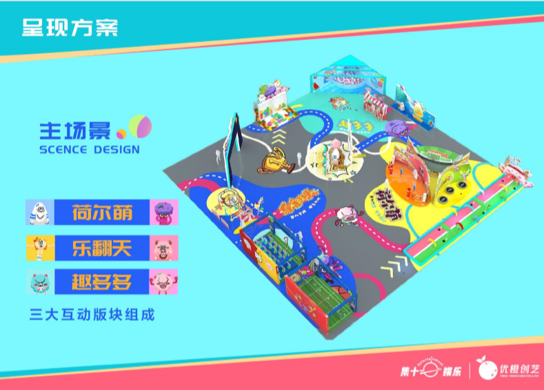 超能小怪兽IP授权美陈展-欢乐运动站