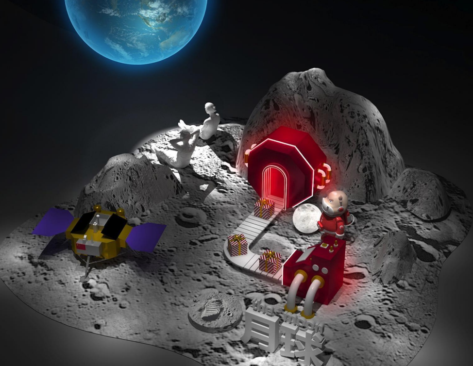 正版授权星际幻想宇航员中国牛IP展